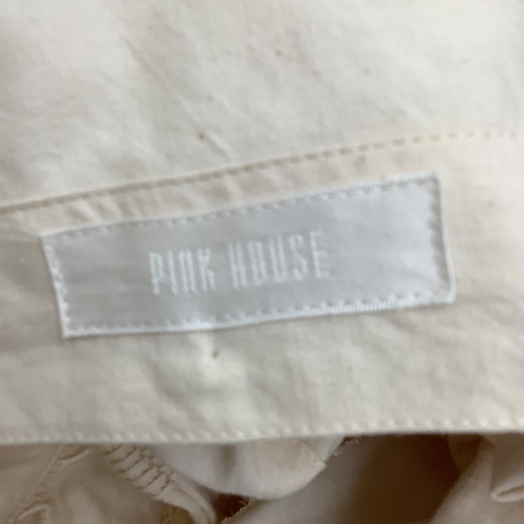 PINK HOUSE(ピンクハウス)の♪♪PINK HOUSE ピンクハウス ワンピース リボン ワッペン  生成り レディースのワンピース(その他)の商品写真