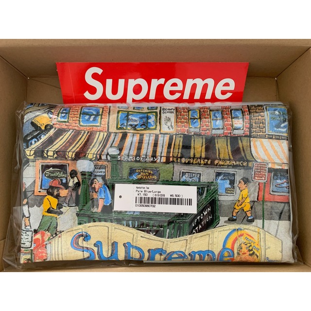 Supreme(シュプリーム)のSupreme Manhattan Tee L メンズのトップス(Tシャツ/カットソー(半袖/袖なし))の商品写真