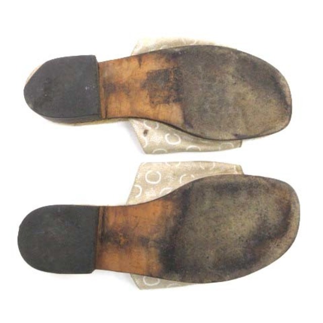 celine(セリーヌ)のセリーヌ サンダル ウエッジソール ローヒール ワンポイント ブランドロゴ 春夏 レディースの靴/シューズ(サンダル)の商品写真