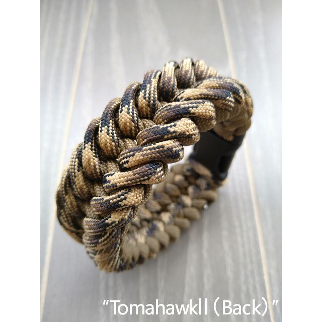 【Paracord Bracelet】♯008 "TomahawkⅡ" ハンドメイドのアクセサリー(ブレスレット/バングル)の商品写真