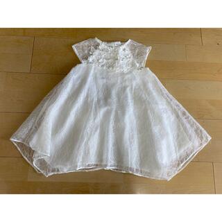 子供　ドレス　ワンピース　白(ドレス/フォーマル)