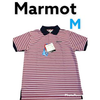マーモット(MARMOT)の【新品タグ付き】Marmot マーモット　ボーダー　ポロ　M(ポロシャツ)