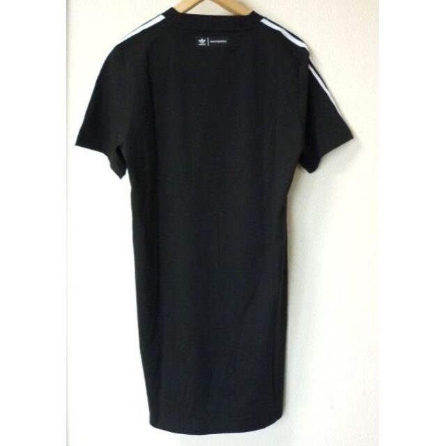 adidas(アディダス)の新品◆(M)アディダスオリジナルス マリメッココラボ黒Tシャツワンピース レディースのワンピース(ミニワンピース)の商品写真