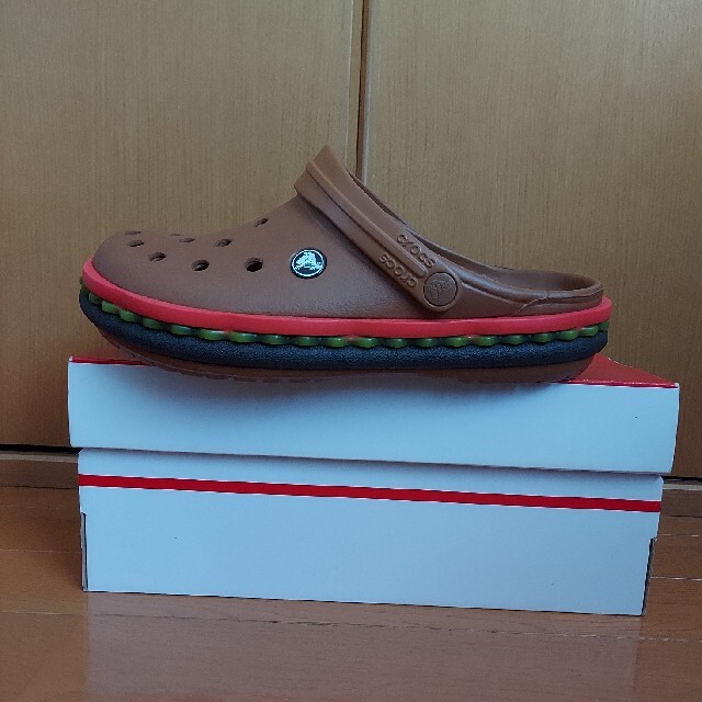 ｸﾛｯｸｽcrocsハンバーガーcrocband humburgerサンダル