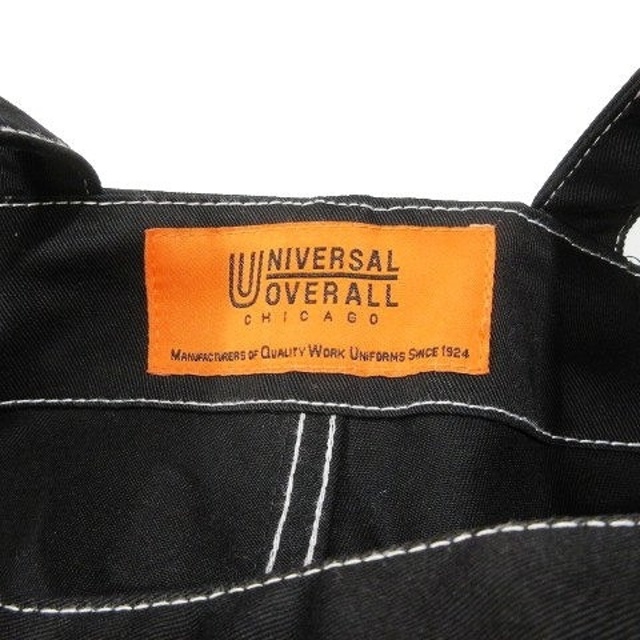 【 universaloverall 】配色ステッチセンタープレスオーバーオール