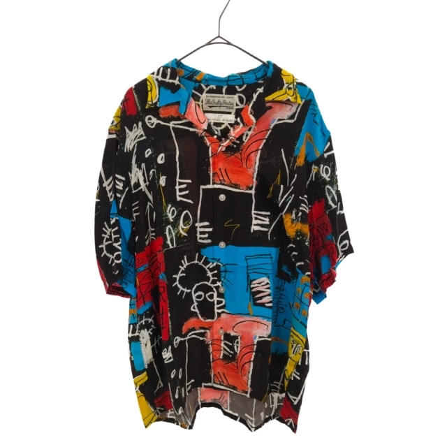 WACKO MARIA ワコマリア 22SS JEAN-MICHEL BASQUIAT HAWAIIAN SHIRT BASQUIAT TYPE3 バスキア ハワイアンシャツ マルチ アロハシャツ