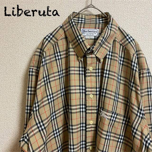 BURBERRY - 【L】BURBERRY バーバリー チェックシャツ ボタンダウン ...