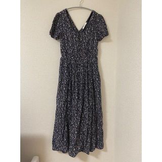 ダズリン(dazzlin)の【美品】dazzlin 花柄レトロワンピース(ロングワンピース/マキシワンピース)