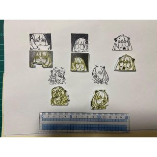 スパイファミリー　アーニャ　はんこ　セット(キャラクターグッズ)