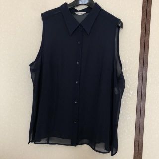 ノースリーブシャツブラウス／ジレ／最終価格(Tシャツ(半袖/袖なし))