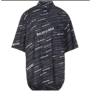 バレンシアガ(Balenciaga)の値下げ　ヒカキン、ヒカル着用　BALENCIAGA  ロゴシャツ　新品　タグ付き(シャツ)