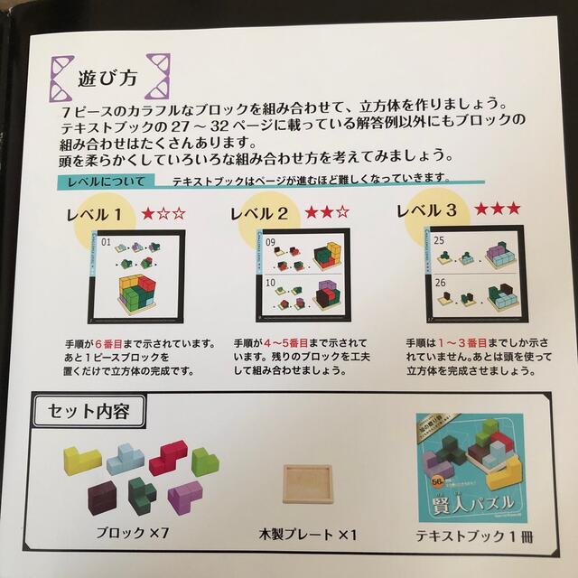 【エド・インター】賢人パズル キッズ/ベビー/マタニティのおもちゃ(知育玩具)の商品写真