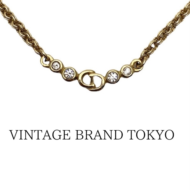 Christian Dior クリスチャンディオール ネックレス CDロゴ