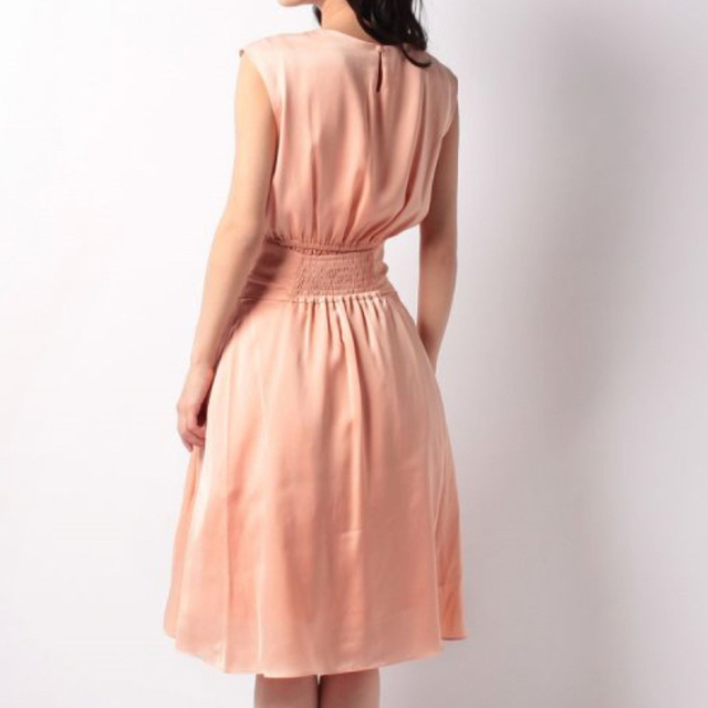 POWDER SUGAR(パウダーシュガー)の新品✨タグ付き♪定価22,800円　サラっと素材  ドレス　ピンク系　大特価‼️ レディースのワンピース(その他)の商品写真