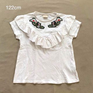 ザラキッズ(ZARA KIDS)のZARA KIDS アップリケ スタッズ付き Tシャツ カットソー 122cm(Tシャツ/カットソー)