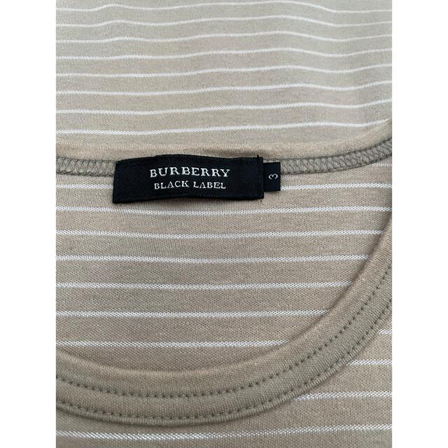 BURBERRY BLACK LABEL(バーバリーブラックレーベル)のバーバリーブラックレーベル　Tシャツ　日本製　3 メンズのトップス(Tシャツ/カットソー(半袖/袖なし))の商品写真