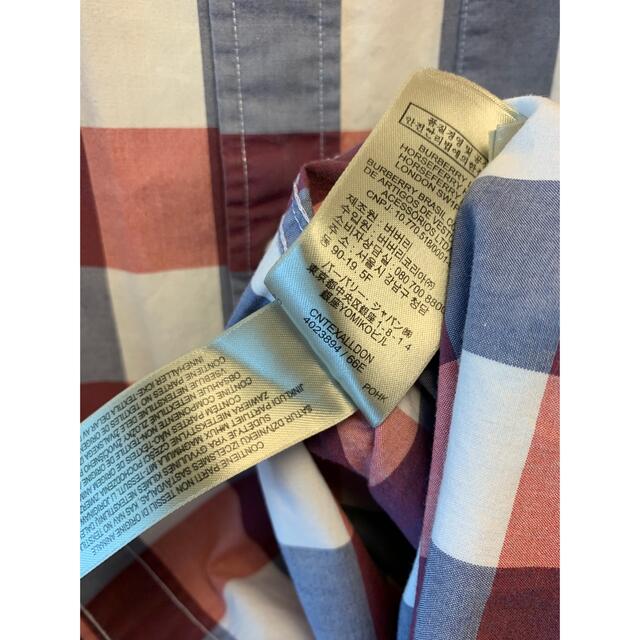 BURBERRY - 正規 BURBERRY バーバリー ブリット チェックシャツの通販