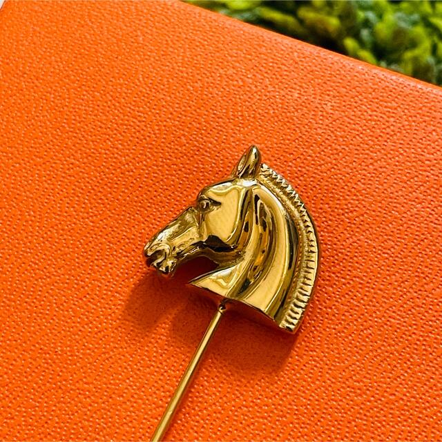 Hermes(エルメス)の新品 エルメス ホース ハットピン ピンブローチ レディースのアクセサリー(ブローチ/コサージュ)の商品写真