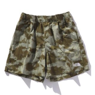 新品 ノースフェイス 短パン ショートパンツ 迷彩 カモフラ グリーン M L