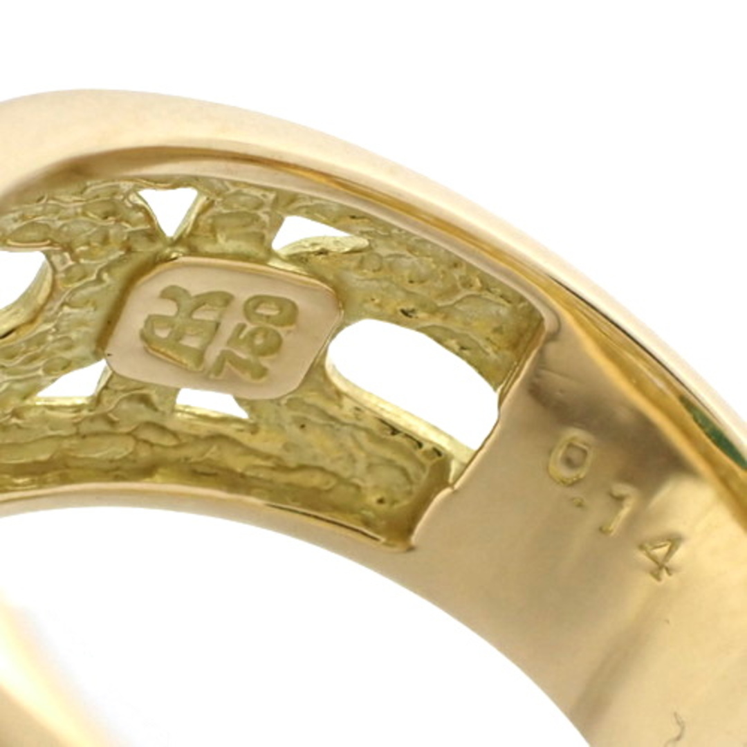 AKコレクションリング・指輪 トルマリン ダイヤモンドリング K18イエローゴールド YG 750 ゴールド金 40802028086 3