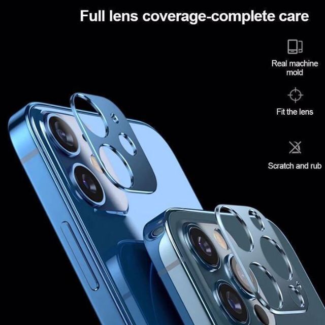 メタリック カメラカバー ✨ iPhone11 12 13 シリーズ用 スマホ/家電/カメラのスマホアクセサリー(モバイルケース/カバー)の商品写真