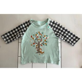 ベルメゾン(ベルメゾン)の☆ ディズニー ☆ チップ&デール 七分袖 Tシャツ 80(Ｔシャツ)