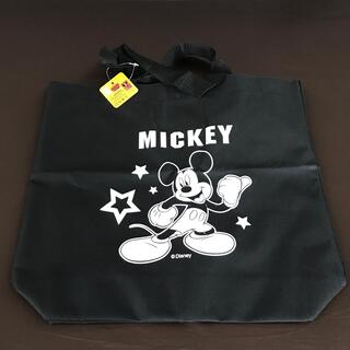 ディズニー(Disney)の新品　タグ付き☆Disney ミッキー　トートバッグ(黒)(トートバッグ)
