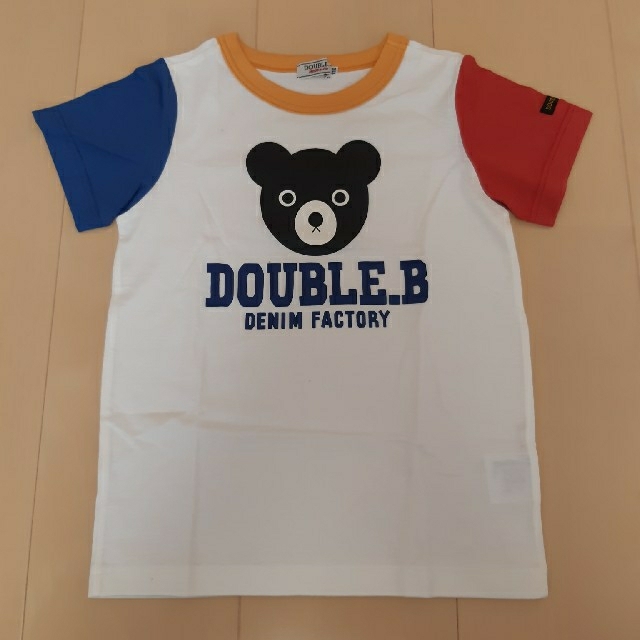 DOUBLE.B(ダブルビー)のDOUBLE.Bダブルビー キッズＴシャツサイズ110 キッズ/ベビー/マタニティのキッズ服男の子用(90cm~)(Tシャツ/カットソー)の商品写真