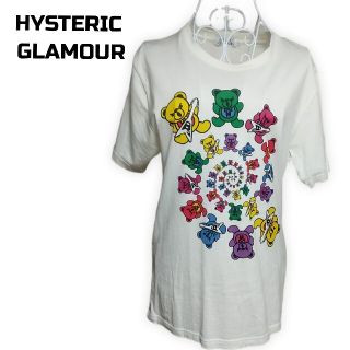 ヒステリックグラマー(HYSTERIC GLAMOUR)のヒステリックグラマー　ファックベア Tシャツ　Mサイズ相当　バックプリント(Tシャツ(半袖/袖なし))