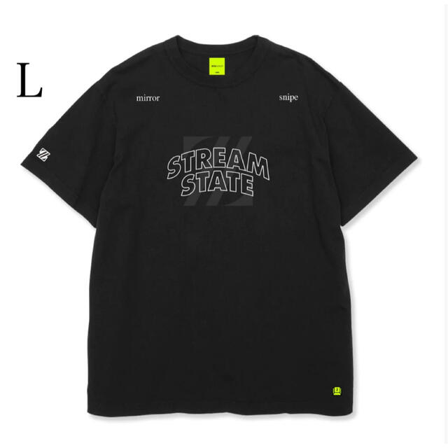 STREAM STATE TEE / BLACK  Lサイズ メンズのトップス(Tシャツ/カットソー(半袖/袖なし))の商品写真