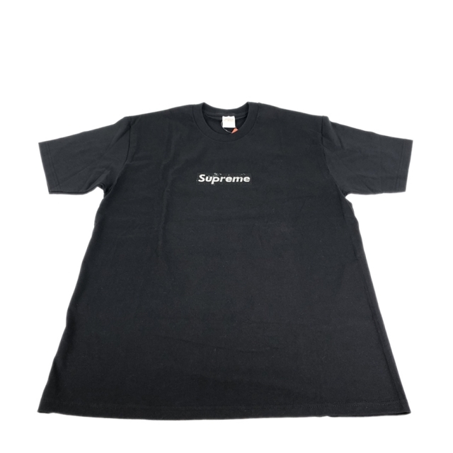 Supreme シュプリーム Tシャツ サイズ:S スター ボーダー ポケット クルーネック Tシャツ Youre Dead Top 17SS ブラック ホワイト 黒白 トップス カットソー 半袖 【メンズ】