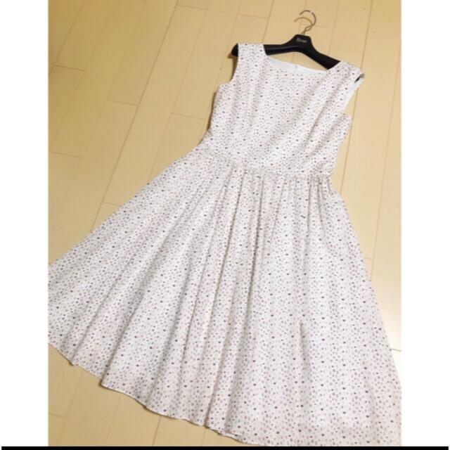 最終お値下げ!ルネ rene♡アイスクリーム柄ワンピース | フリマアプリ ラクマ 超目玉特価品 38 ワンピース 最終値下げ【新品未使用】 ルネ Rene ひざ丈ワンピース