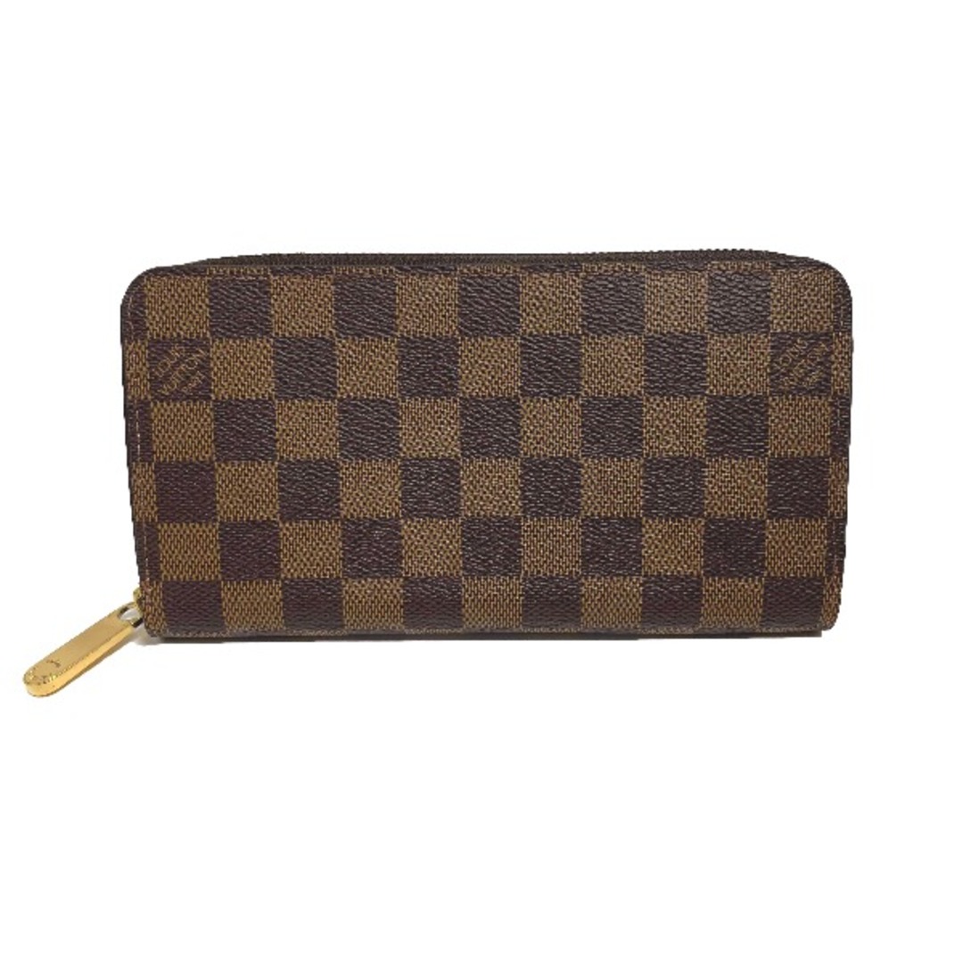 ルイヴィトンルイヴィトン N41661 長財布 ブラウン  LOUIS VUITTON ジッピーウォレット ダミエ