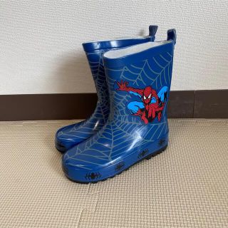 マーベル(MARVEL)のラピス様専用スパイダーマン レインブーツ 長靴 未使用 18cm(長靴/レインシューズ)