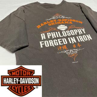 ハーレーダビッドソン(Harley Davidson)の90s 古着 ハーレーダビッドソン メキシコ製 バックプリント ビッグシルエット(Tシャツ/カットソー(半袖/袖なし))
