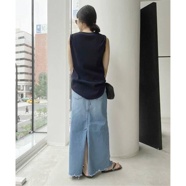 L'Appartement DEUXIEME CLASSE(アパルトモンドゥーズィエムクラス)のL'Appartement GOOD GRIEF DENIM LONG スカート レディースのスカート(ロングスカート)の商品写真