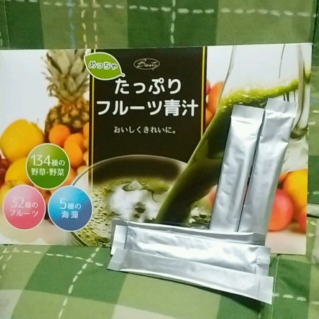 お試しセット2　たっぷりフルーツ青汁 食品/飲料/酒の健康食品(青汁/ケール加工食品)の商品写真