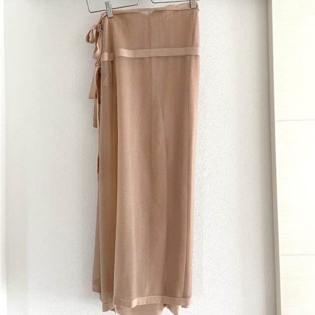 Ameri VINTAGE(アメリヴィンテージ)の【新品未使用】Ameri MEDI SHEER WRAP PANTS レディースのパンツ(カジュアルパンツ)の商品写真