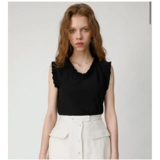 マウジー(moussy)のmoussy マウジー　FRILL NECK タンクトップ(タンクトップ)