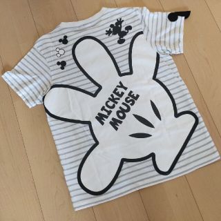 ディズニー(Disney)の【ディズニー】ミッキー ボーダーTシャツ(Tシャツ(半袖/袖なし))