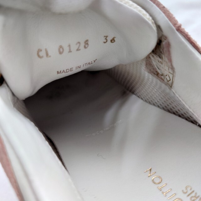 LOUISVUITTONルイヴィトン スニーカーシューズ靴23cmピンクホワイト