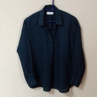 ユニクロ(UNIQLO)のユニクロ オーバーブラウス 麻100％(シャツ/ブラウス(長袖/七分))