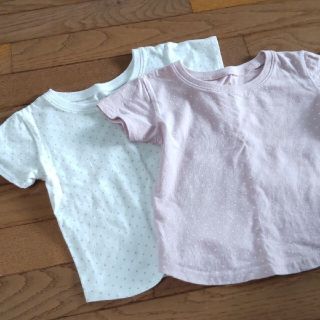 ムジルシリョウヒン(MUJI (無印良品))の夏服80cm女の子/Tシャツ/無印良品(Ｔシャツ)