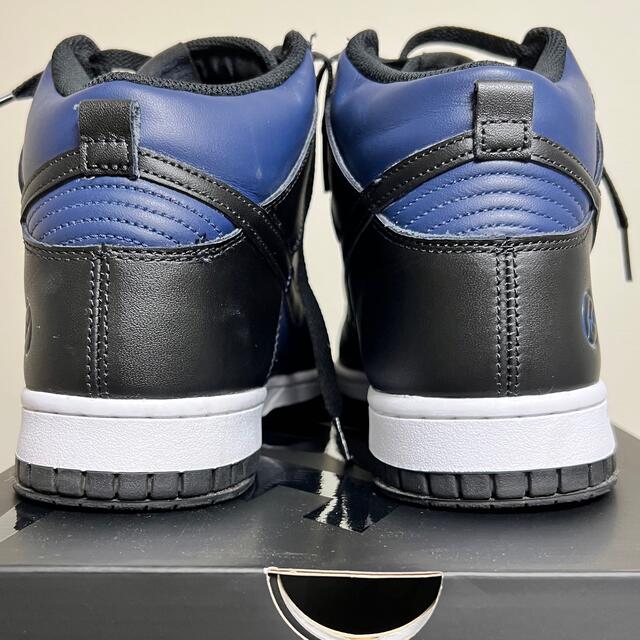 FRAGMENT × NIKE DUNK HIGH MIDNIGHT NAVY