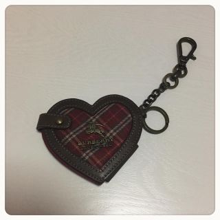 バーバリー(BURBERRY)のバーバリーブルーレーベル♡ミラー付キーホルダー(キーホルダー)