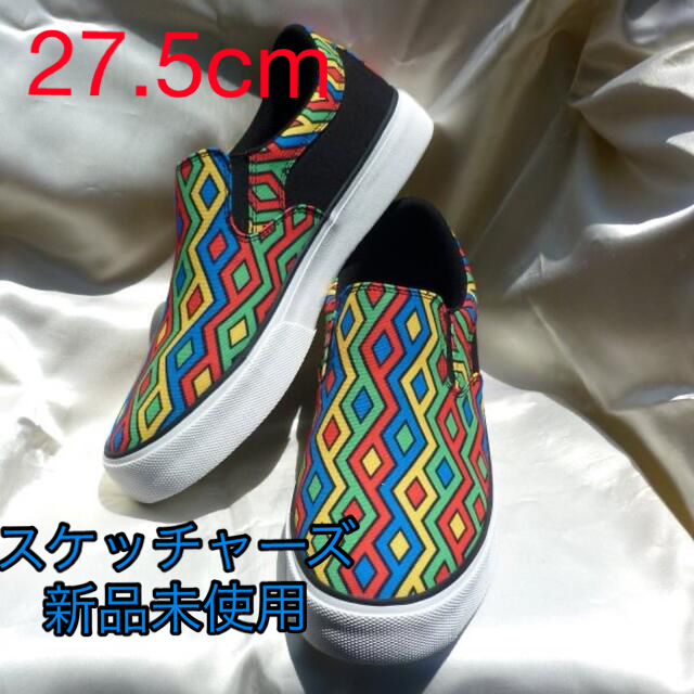 新品◆28cm(27.5cm相当)スケッチャーズ コラボスリッポン/スニーカー