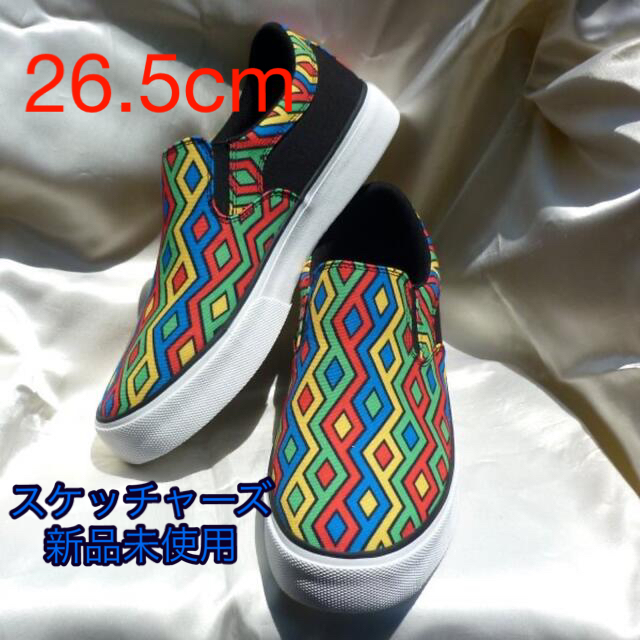 新品◆27cm(26.5cm相当)スケッチャーズコラボスリッポン/スニーカー