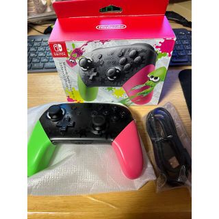 ニンテンドースイッチ　プロコントローラ　スプラトゥーン2エディション(その他)