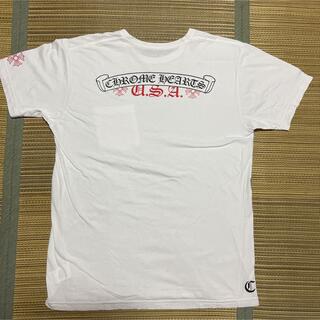クロムハーツ(Chrome Hearts)のCHROME  HEARTS スクロールラベル　tee tシャツ usa L(Tシャツ/カットソー(半袖/袖なし))