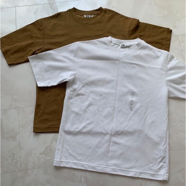 UNIQLO(ユニクロ)のしょう様専用　新品 UNIQLO エアリズム Tシャツ2枚セット メンズのトップス(Tシャツ/カットソー(半袖/袖なし))の商品写真